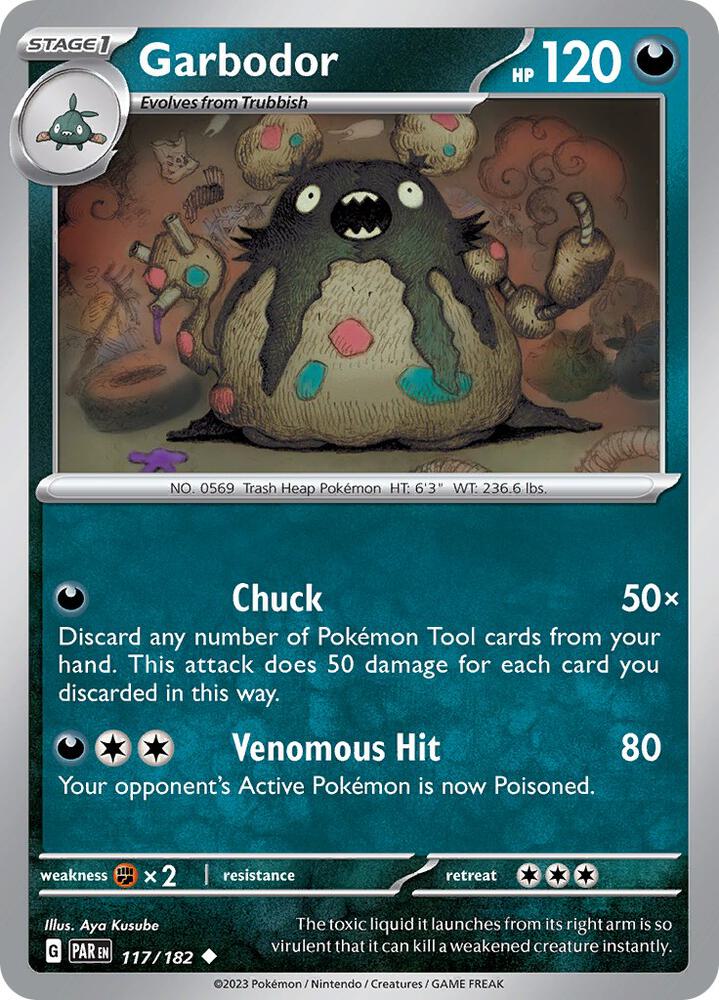 Garbodor - 117/182 Reverse Holo Single