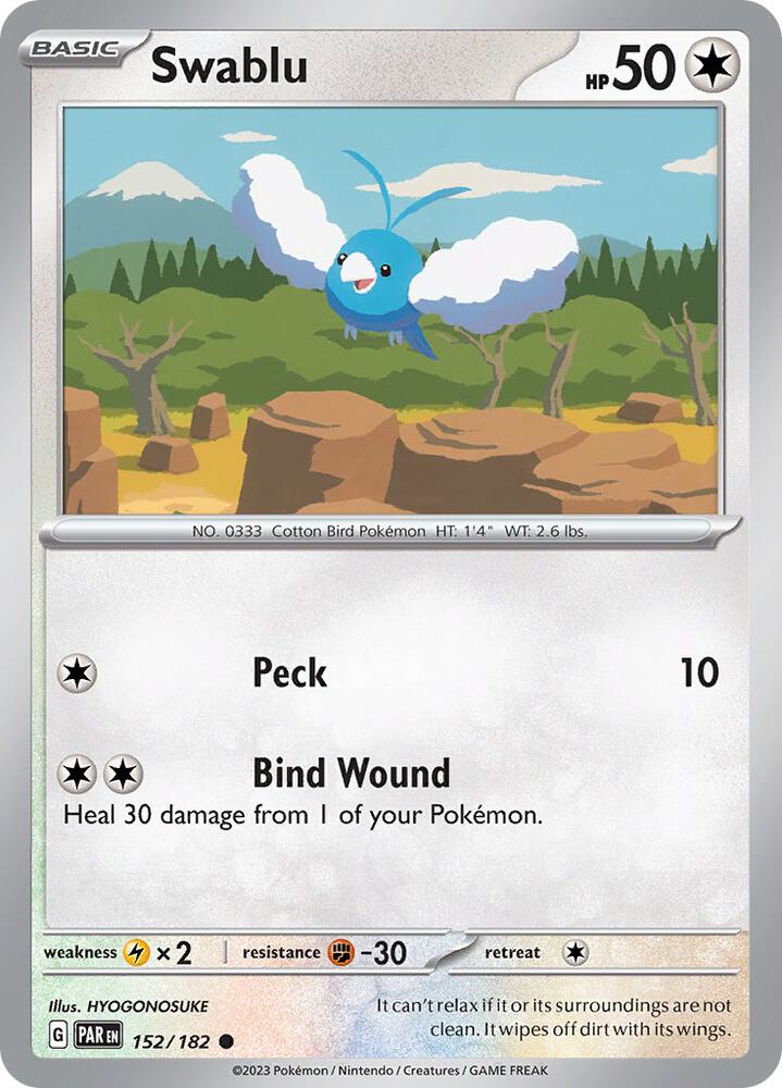 Swablu - 152/182 Reverse Holo Single