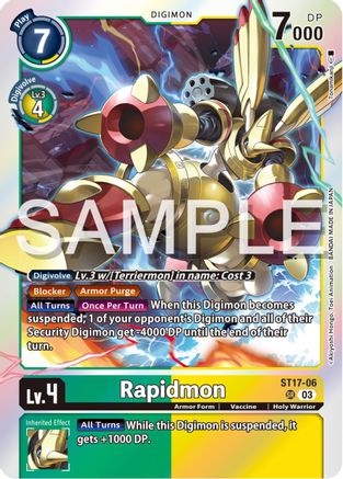 ST17-06 Rapidmon - ST17-06 Single