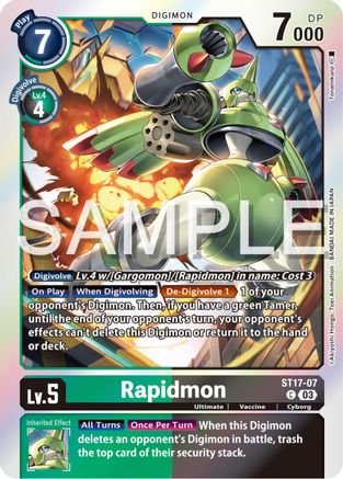 ST17-07 Rapidmon - ST17-07 Single