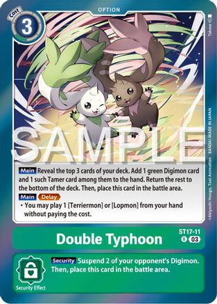 ST17-11 Double Typhoon Single