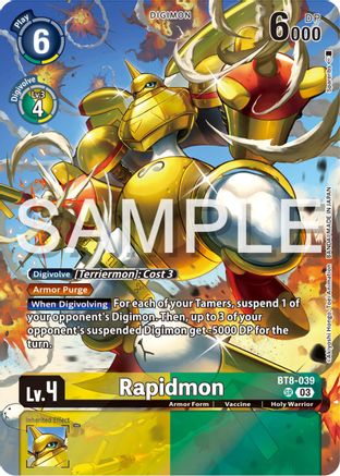 BT8-039 Rapidmon (Bonus Pack) Single