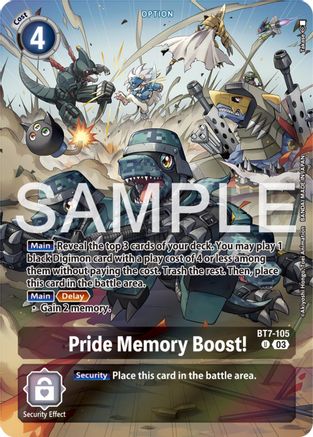 BT7-105 Pride Memory Boost! (Bonus Pack) Single
