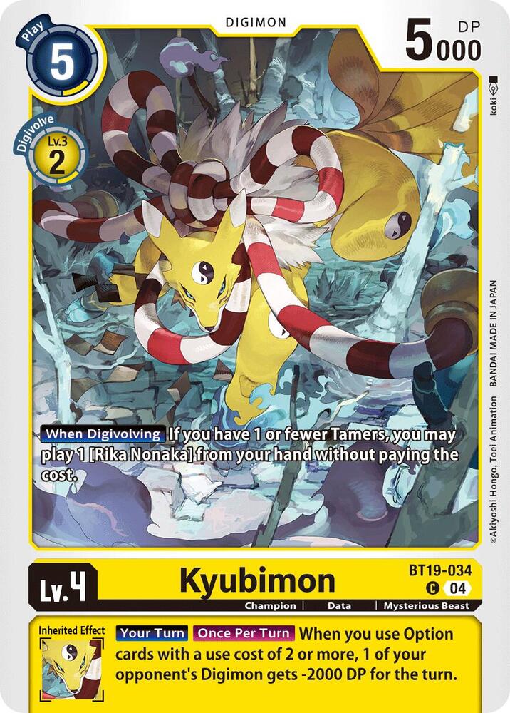 BT19-034 Kyubimon Single