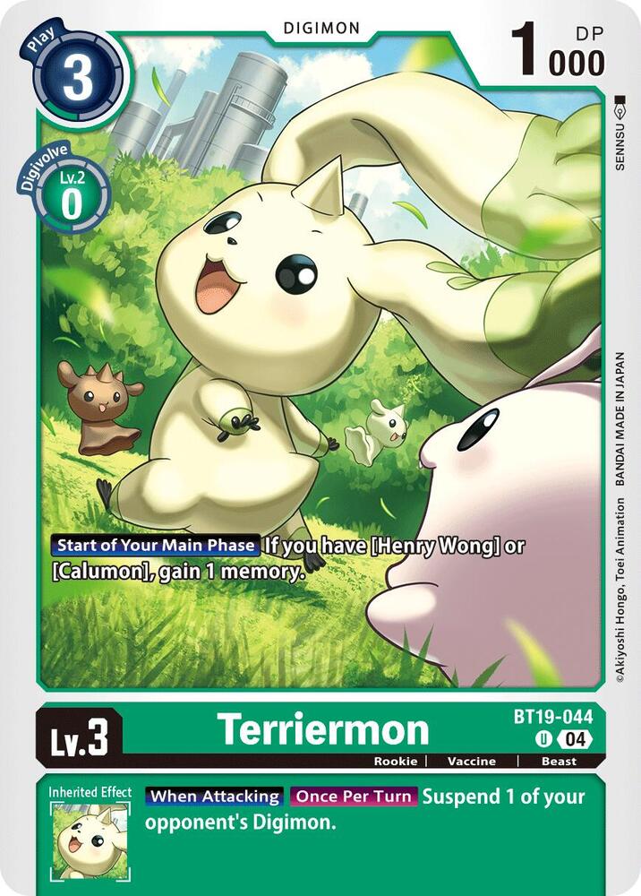 BT19-044 Terriermon Single