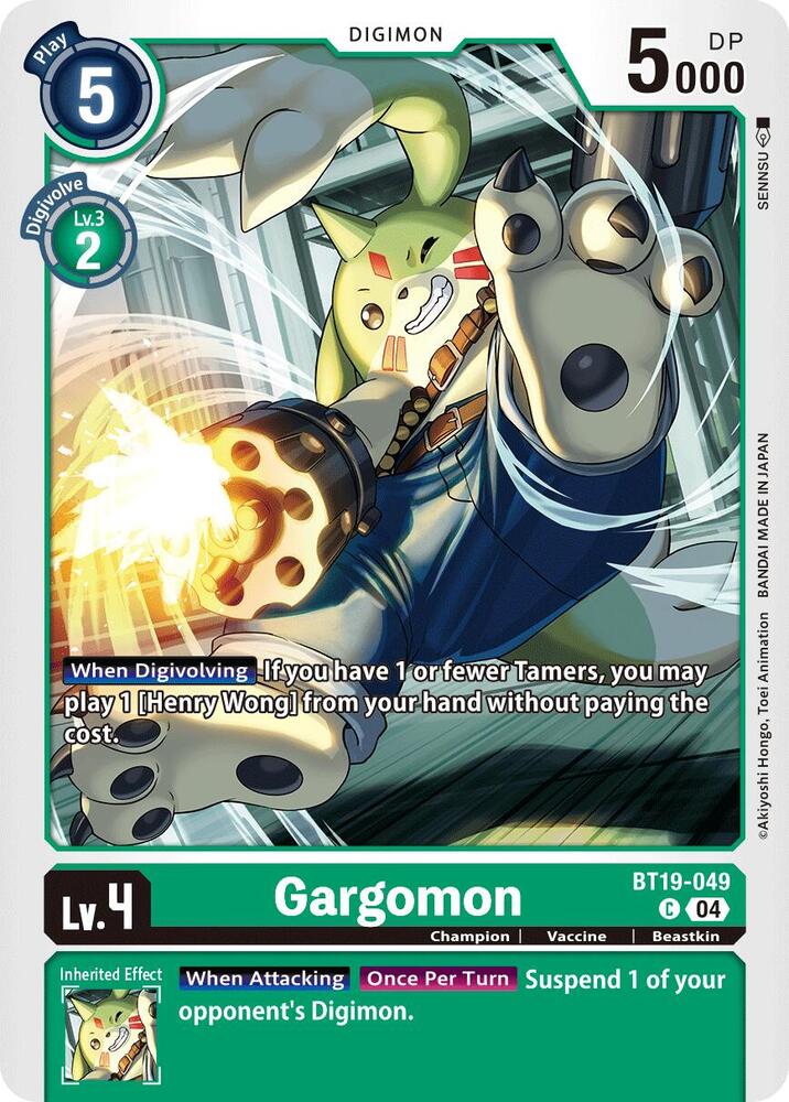 BT19-049 Gargomon Single