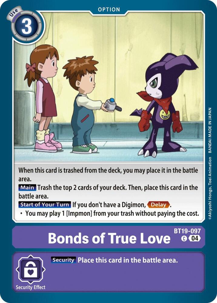 BT19-097 Bonds of True Love