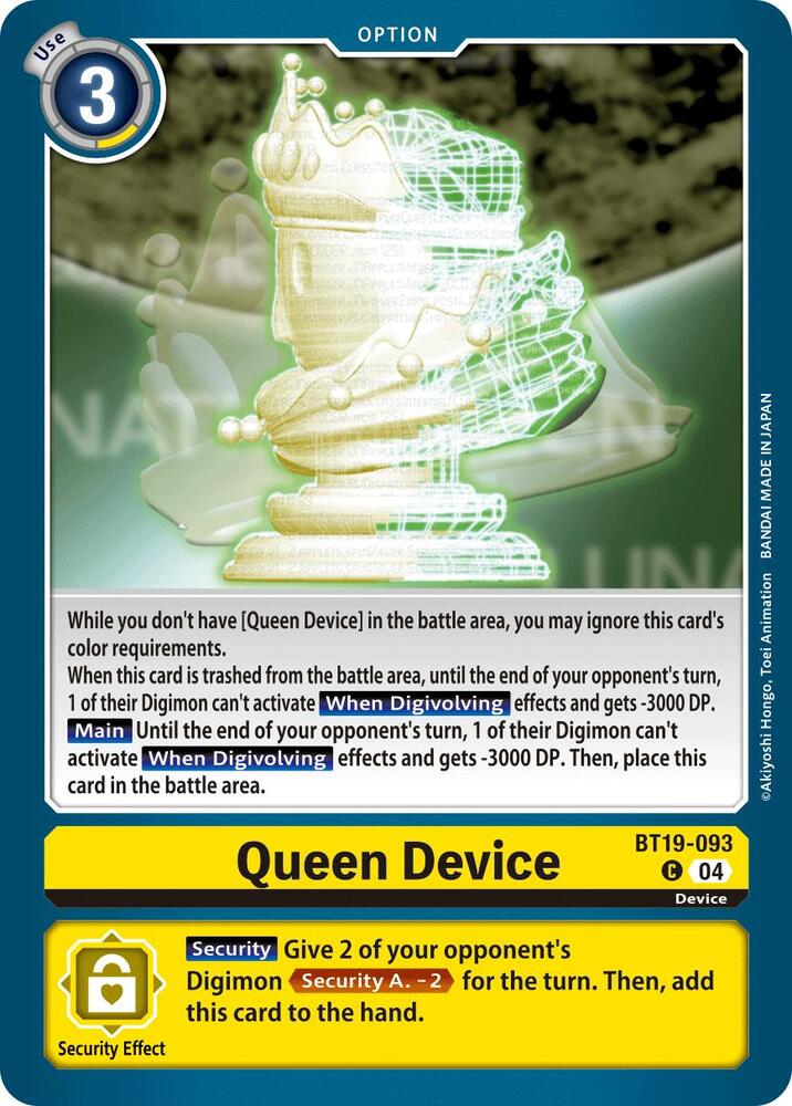 BT19-093 Queen Device