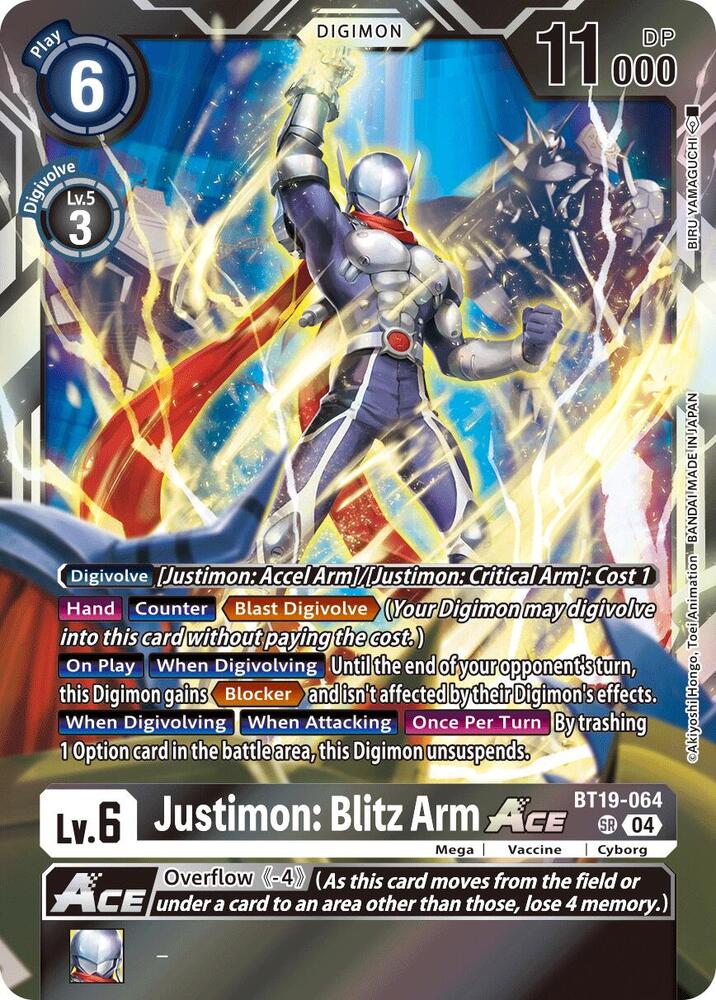 BT19-064 Justimon Blitz Arm ACE