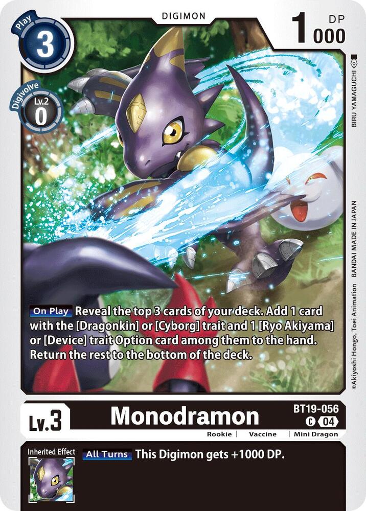 BT19-056 Monodramon Single
