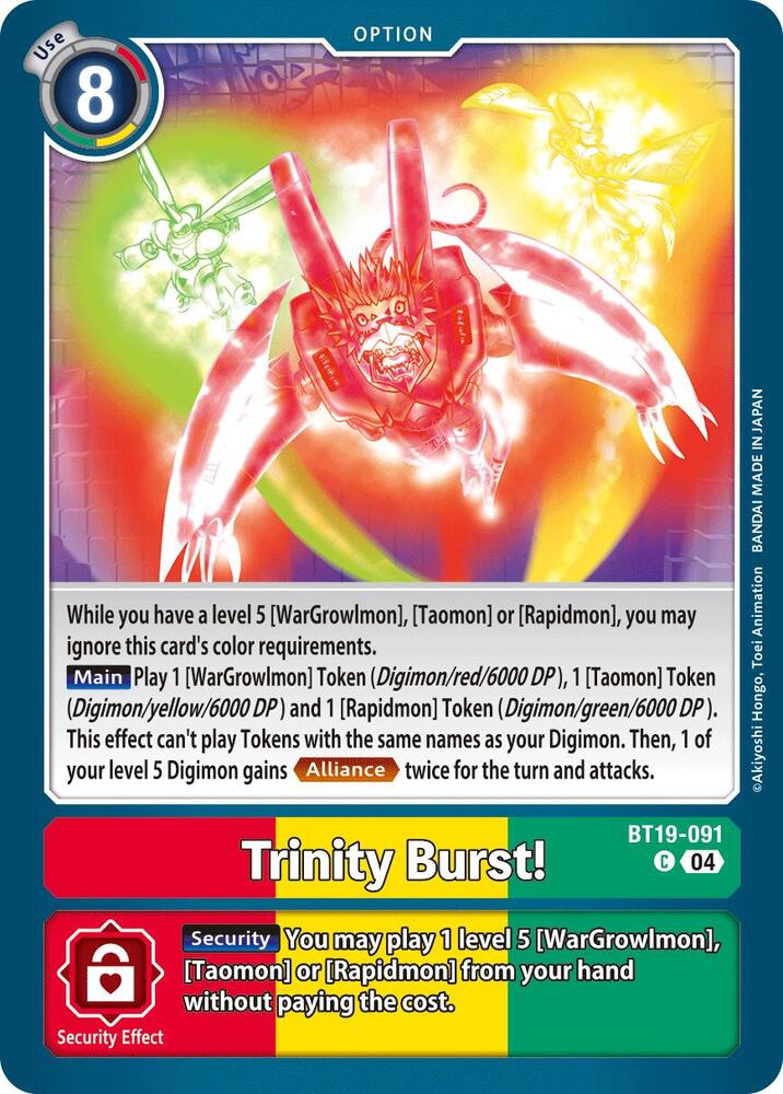 BT19-091 Trinity Burst