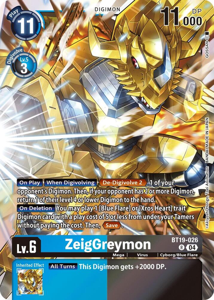 BT19-026 ZeigGreymon Single