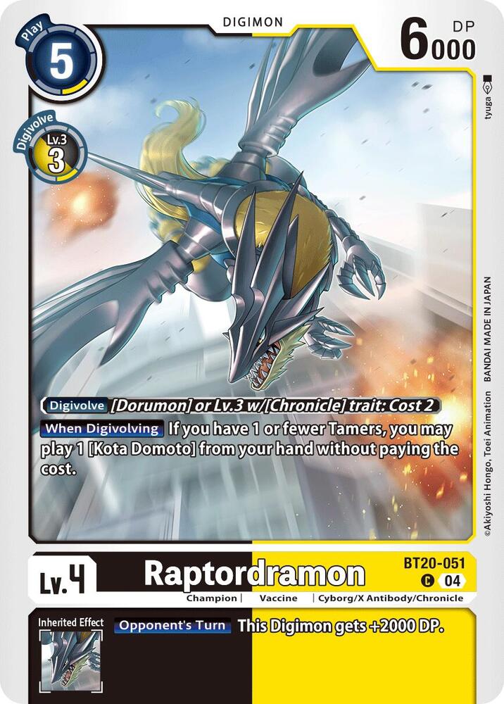 BT20-051 Raptordramon Single