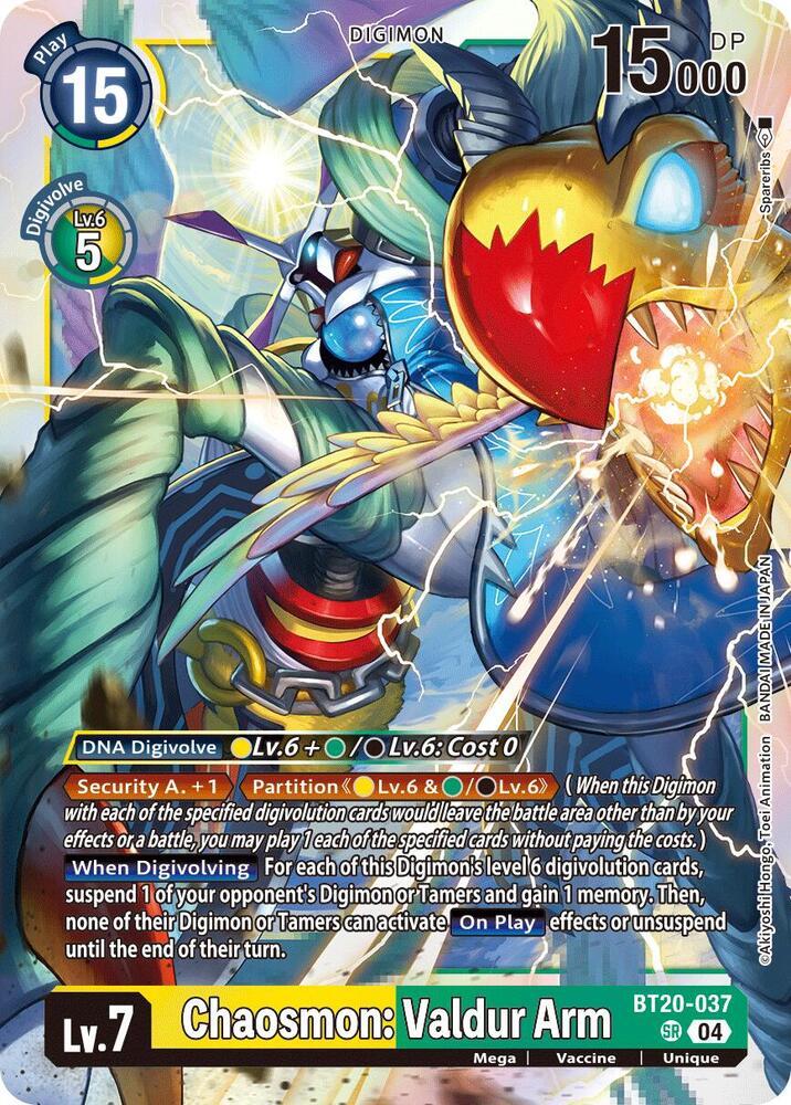 BT20-037 Chaosmon Valdur Arm