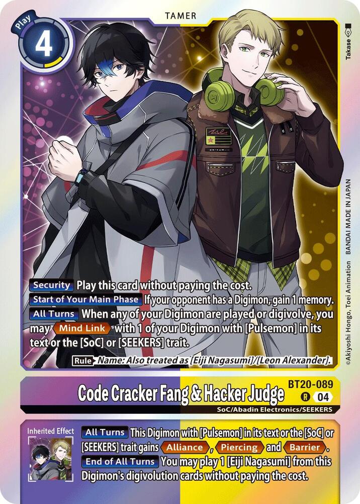 BT20-089 Code Cracker Fang & Hacker Judge Single
