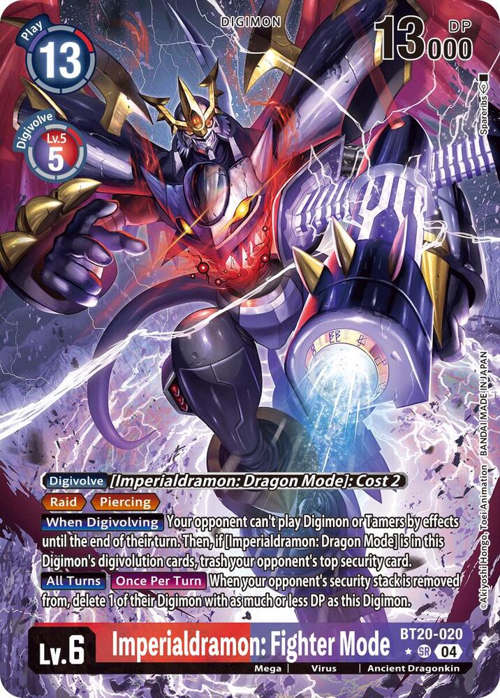 BT20-020 Imperialdramon Fighter Mode Alternate Art