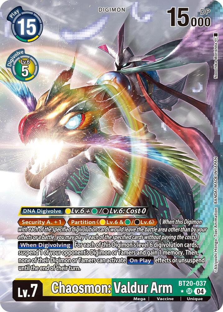 BT20-037 Chaosmon Valdur Arm Alternate Art