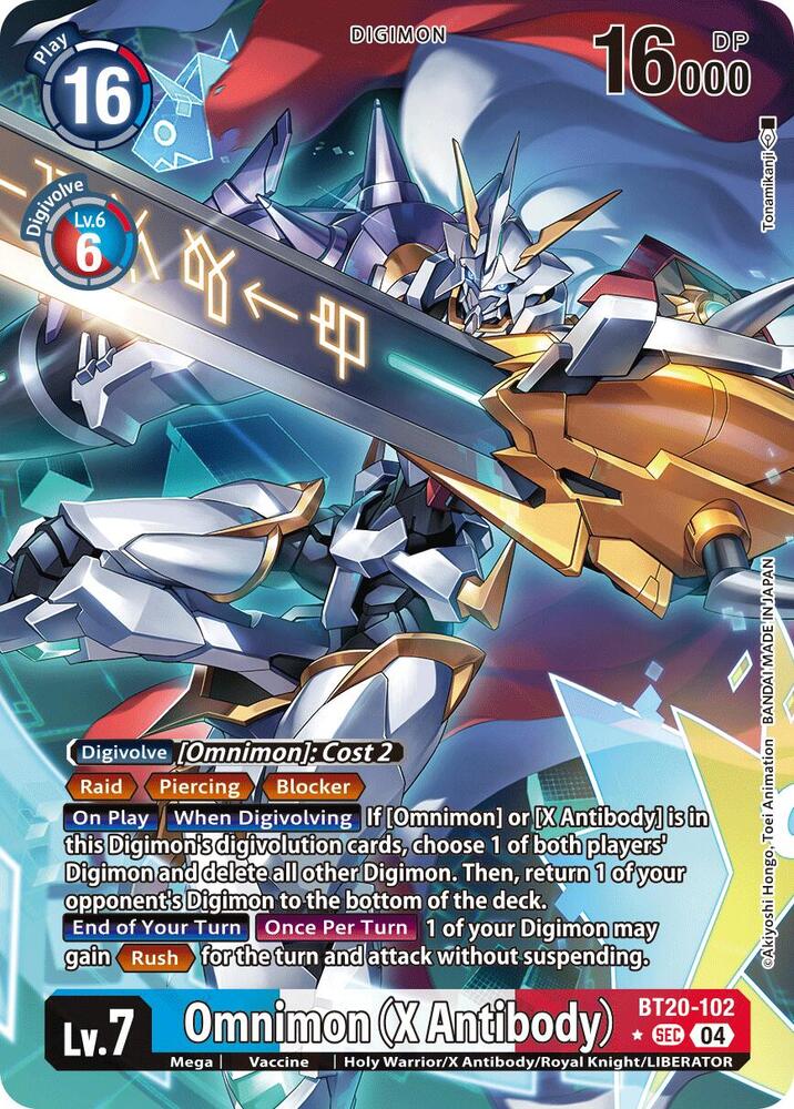 BT20-102 Omnimon X Antibody Alternate Art
