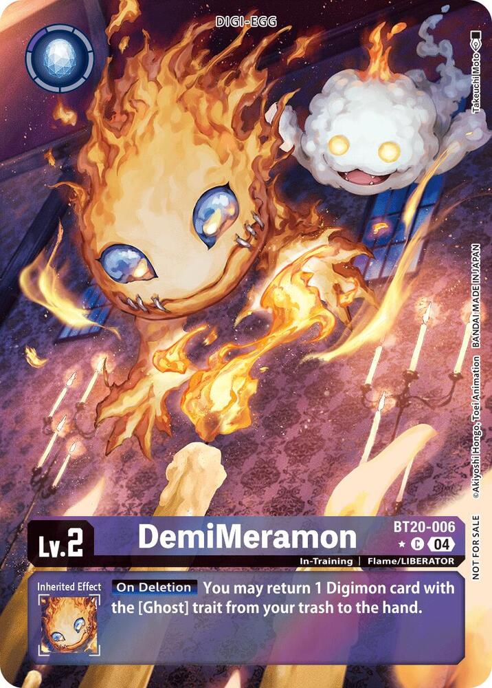 BT20-006 DemiMeramon BT20 006 Release Special Booster 25 Box Promotion Pack