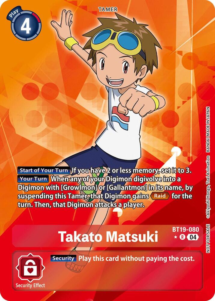 BT19-080 Takato Matsuki Release Special Booster 25 Box Promotion Pack