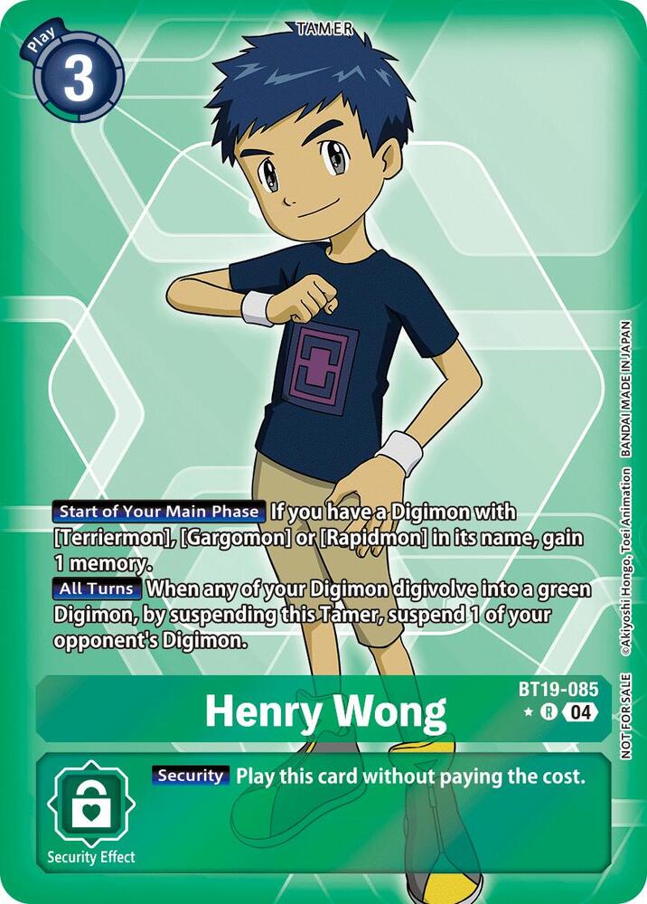 BT19-085 Henry Wong Release Special Booster 25 Box Promotion Pack