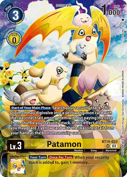 BT14-033 Patamon (Limited Card Pack) Single