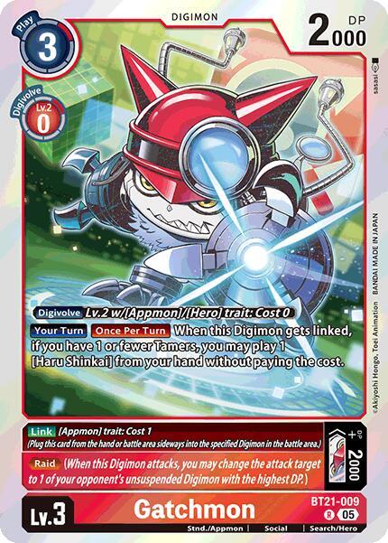 BT21-009 Gatchmon Single