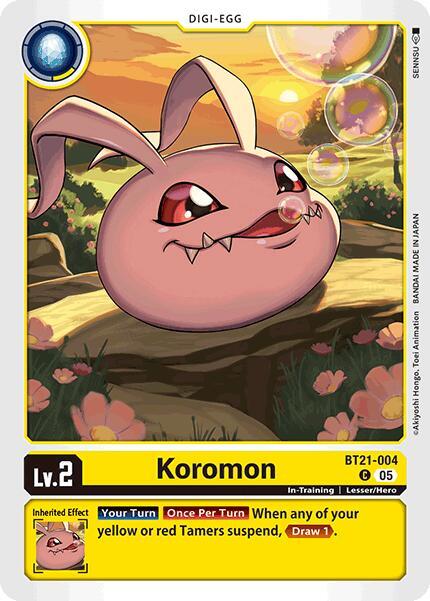 BT21-004 Koromon Single