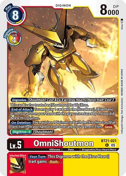 BT21-021 OmniShoutmon Single