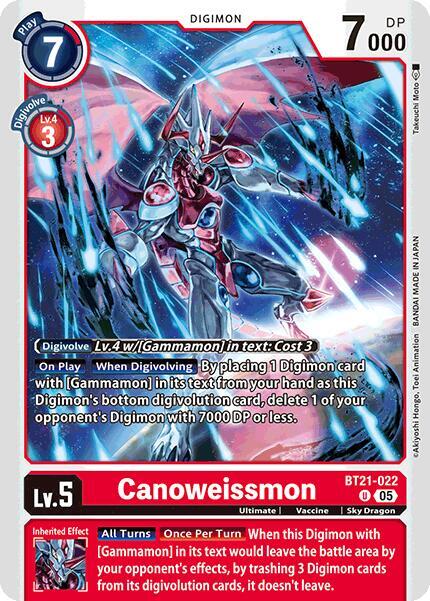 BT21-022 Canoweissmon Single