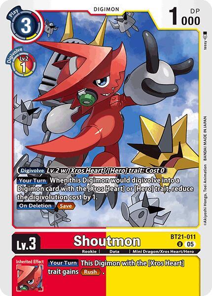 BT21-011 Shoutmon Single