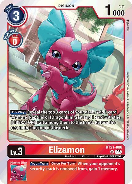 BT21-008 Elizamon Single