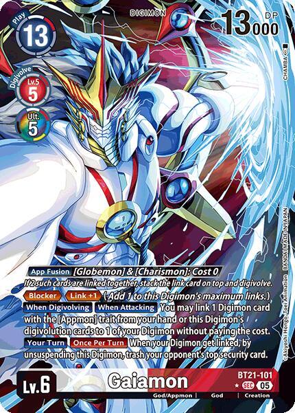 BT21-101 Gaiamon (Alternate Art) Single