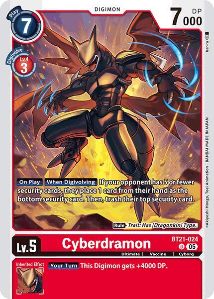 BT21-024 Cyberdramon Single