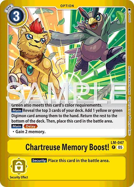 LM-047 Chartreuse Memory Boost BB Single