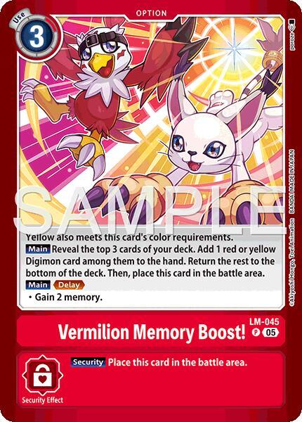 LM-045 Vermillion Memory Boost BB Single