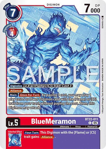 BT22-011 BlueMeramon Single