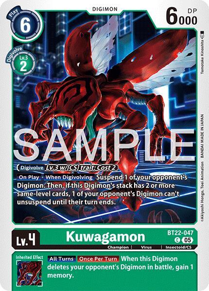 BT22-047 Kuwagamon Single