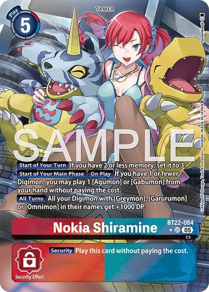 BT22-084 Nokia Shiramine Alternate Art Single
