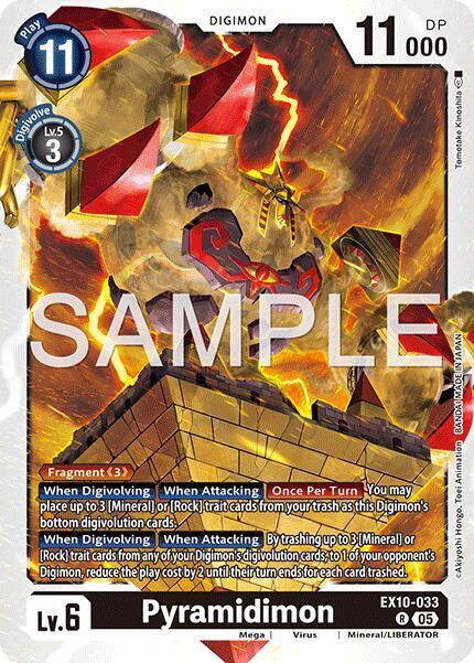EX10-033 Pyramidimon Single