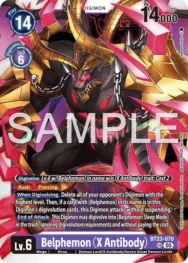 BT23-070 Belphemon (X Antibody) Single