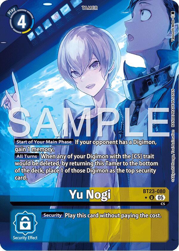 BT23-080 Yu Nogi (Alternate Art) Single