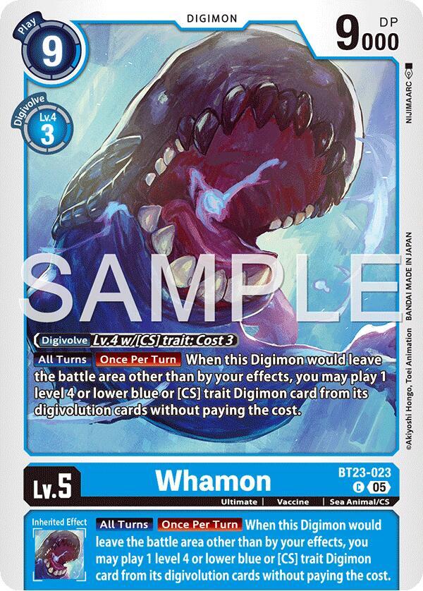BT23-023 Whamon Single