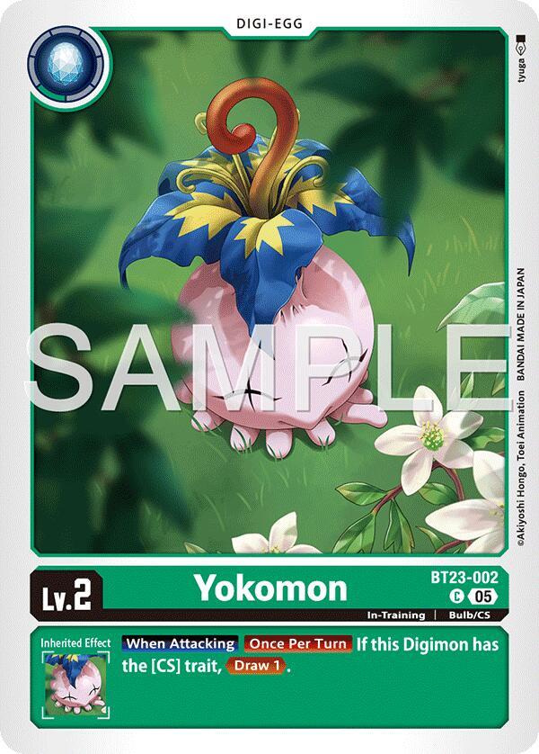 BT23-002 Yokomon Single
