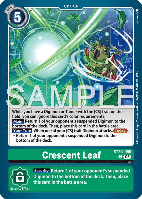 BT23-095 Crescent Leaf Single