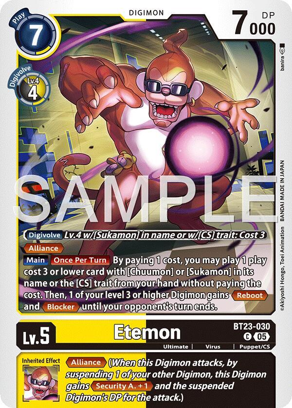 BT23-030 Etemon Single