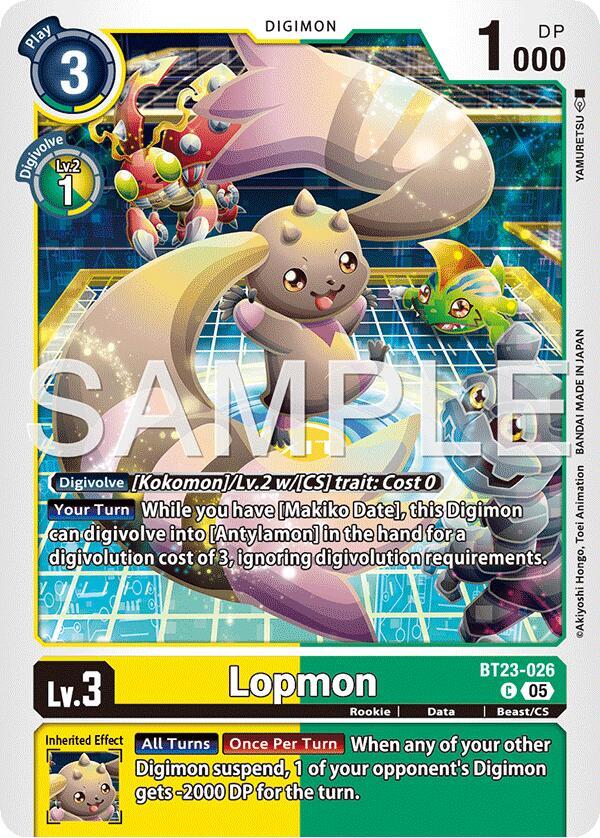 BT23-026 Lopmon Single