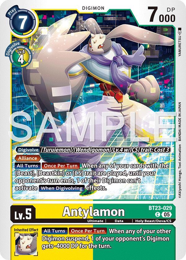 BT23-029 Antylamon Single