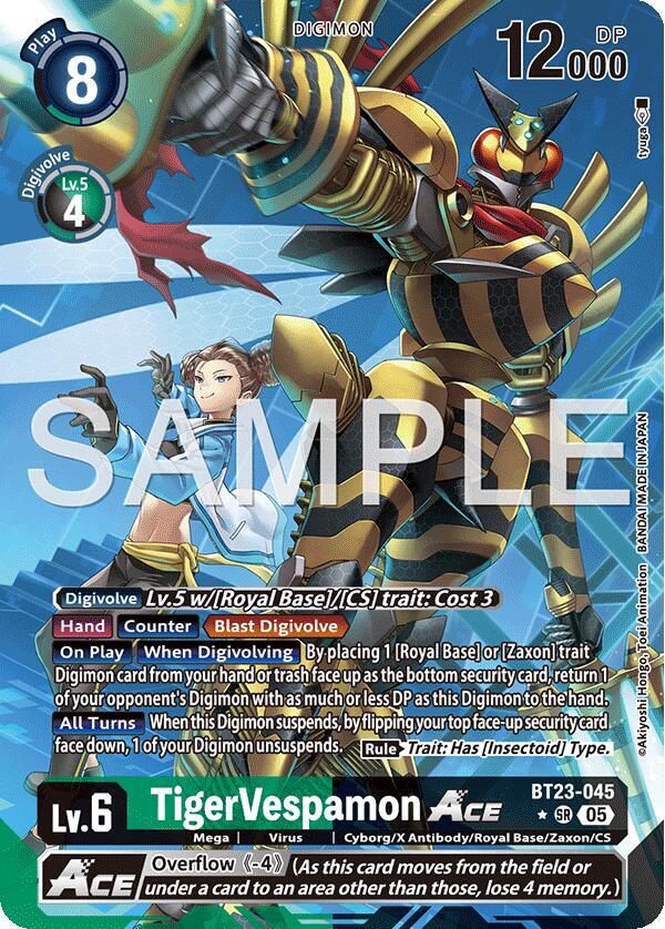 BT23-045 TigerVespamon ACE (Alternate Art) Single