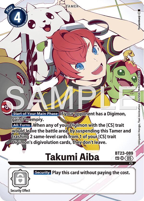 BT23-089 Takumi Aiba (SP) Single